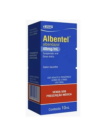 ALBENTEL SUSP 10ML(ALBENDAZOL) (100)