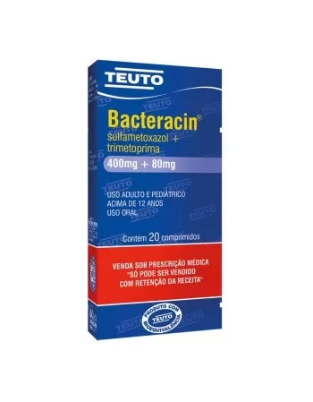 BACTERACIN 400+80MG C/ 20 COMP