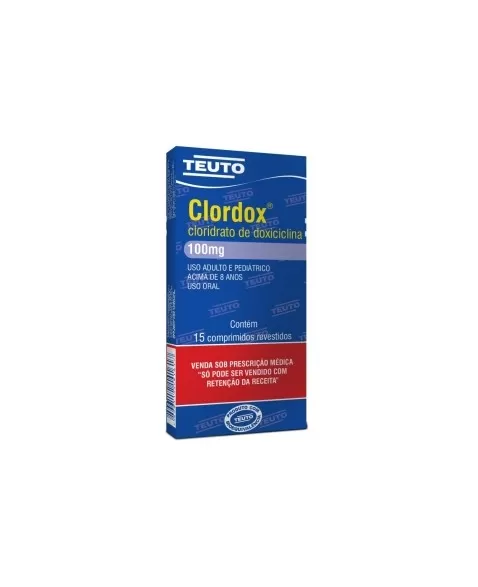 CLORDOX 100MG C/15(CLORID.DOXICICLIN)*