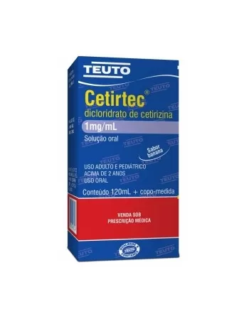 CETIRTEC 1MG/ML SOL ORAL 120ML(50)