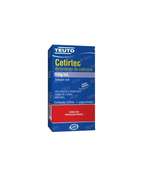 CETIRTEC 1MG/ML SOL ORAL 120ML(50)