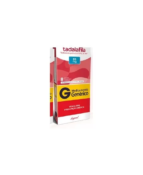 TADALAFILA 20MG C/8 COM REV