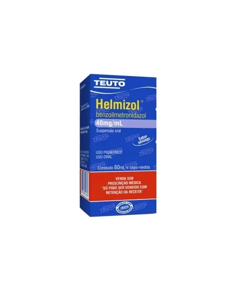 HELMIZOL 40MG SUSP 80ML(METRONID.)100*