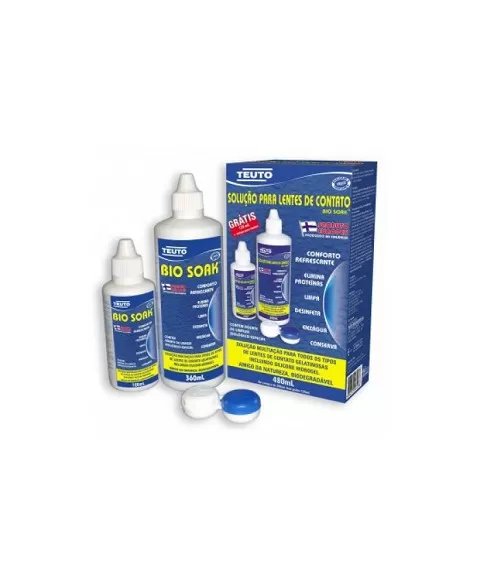 KIT BIO SOAK SOL LENTE CONTATO 480ML