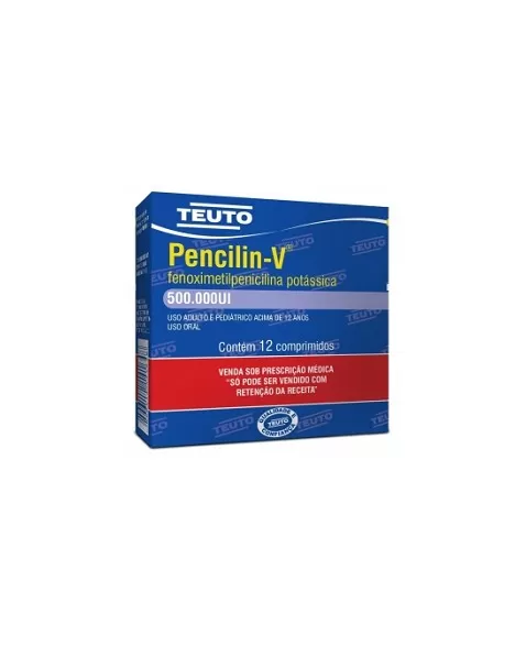 PENCILIN V 500 CXA C/12 COMP (100)