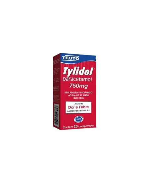 TYLIDOL 750MG COMP C/ 200 (20 BL C/10