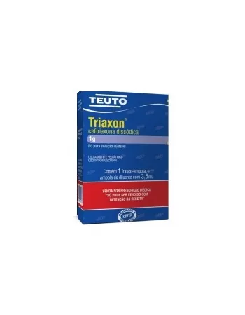 TRIAXON 1G IM PO INJ(CEFTRIAXONA) (100)