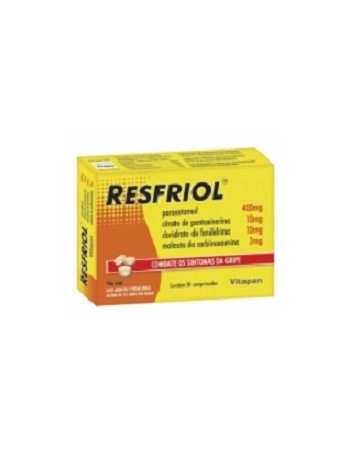 RESFRIOL 25/4 (PARACET+ENTOX+FENIL+CARB)