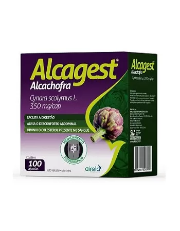 ALCAGEST 350MG C/ 100 CAPS (ALCACHOFRA)