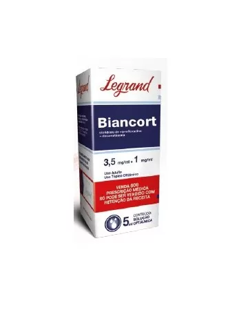 COLIRIO BIANCORT 3,5MG+1MG 5ML(CIPRO+DEX