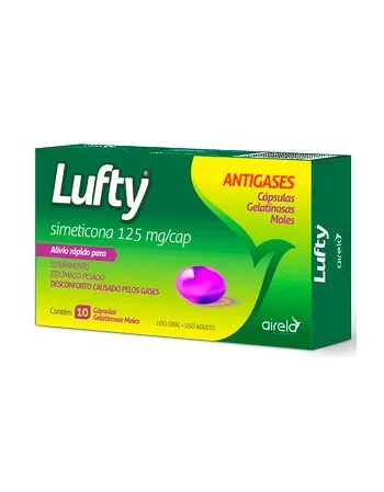 LUFTY GEL 125MG 10 CAPS (SIMETICONA) (50)