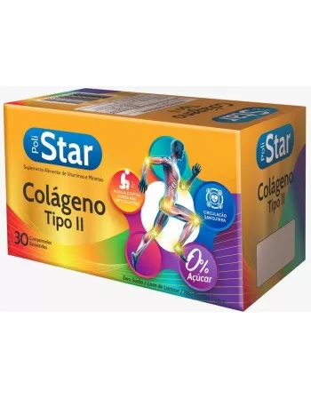 POLI STAR COLAGENO TIPO 2 C/30 COMPRIMIDOS