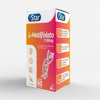 POLI STAR L-METILFOLATO 1100MCG C/ 60 CAPS (75)