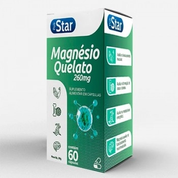 POLI STAR MAGNESIO QUELATO 260MG C/ 60 CAPS (75)