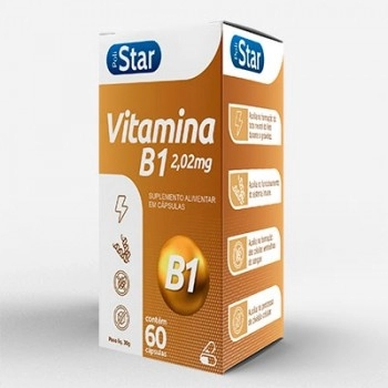 POLI STAR VITAMINA B1 2,02MG C/ 60 CAPS (75)