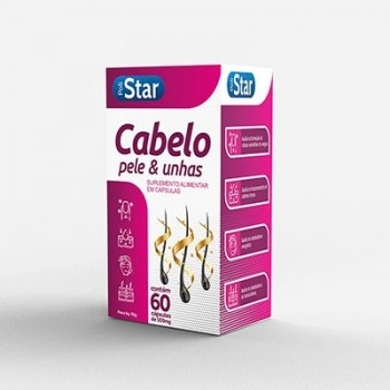 POLI STAR CABELOS PELE E UNHAS C/60 CAPS (LIV HEALTH) (75)