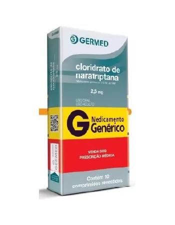 CLOR. DE NARATRIPTANA 2,5MG C/ 10 CPR