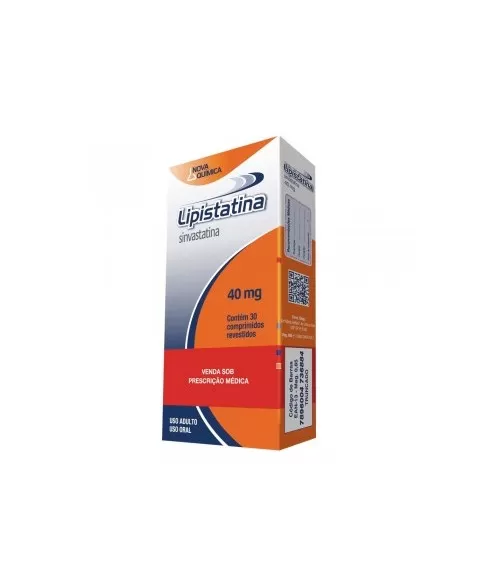 LIPISTATINA 40MG C/30 CPR (SINVASTATINA)