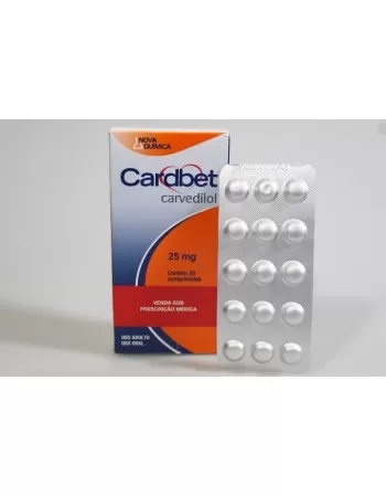 CARDBET 25MG 2BLTX15 CPR (CARVEDILOL)