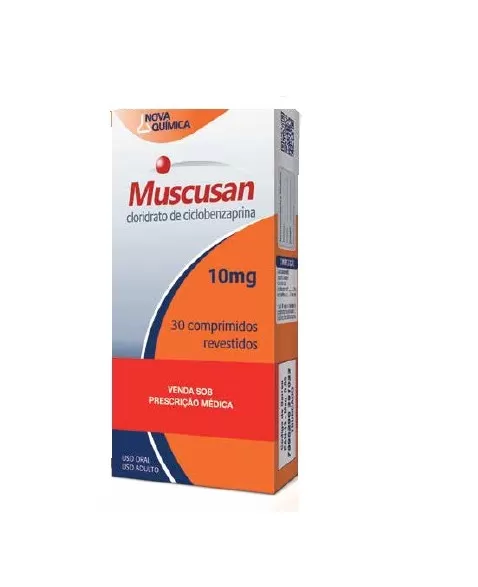 MUSCUSAN 10MG C/ 30 CPR (CICLOBENZAPRINA