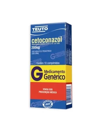 CETOCONAZOL 200MG C/ 10 COMP