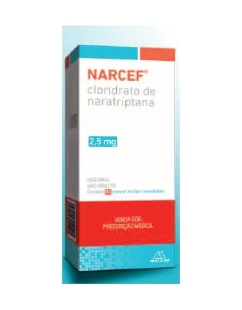 NARCEF 2,5MG C/4 COM REV - MLB