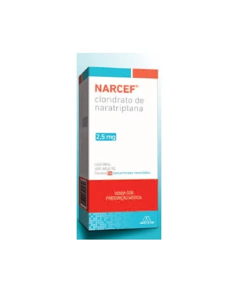 NARCEF 2,5MG C/4 COM REV - MLB