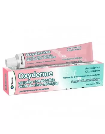 OXYDERME 60GR (NISTATINA+OXIDO DE ZINCO)