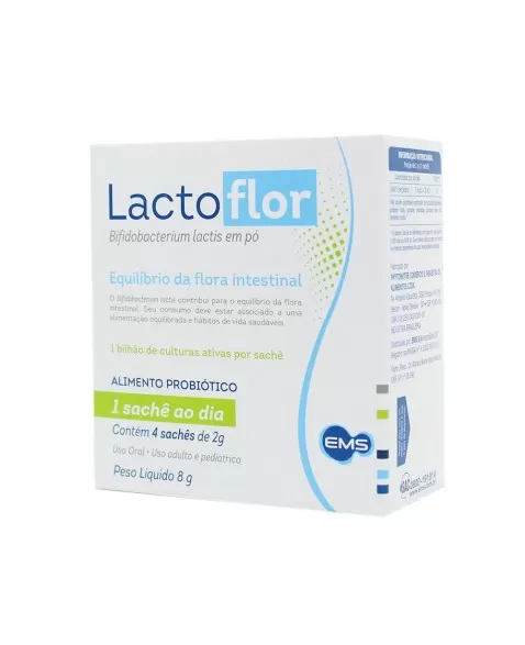 LACTOFLOR SACHE 2G C/ 4 ENVELOPES