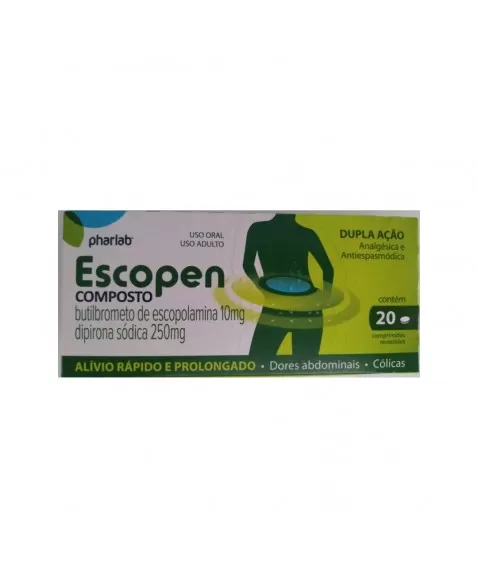 ESCOPEN COMPOSTO C/20 COMP(BULT ESCOPOL)