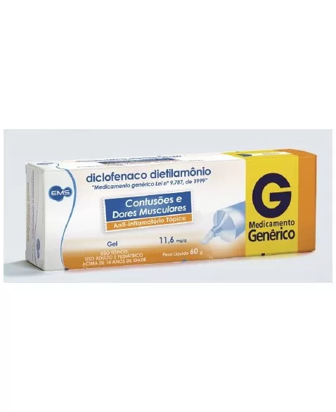 DICLOFENACO DIETILAMONIO GEL C/60G(56