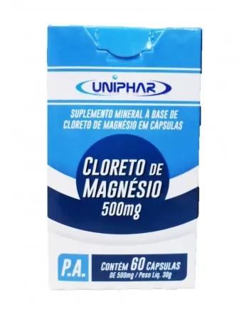 CLORETO DE MAGNESIO 60 CAPS 500MG 30G