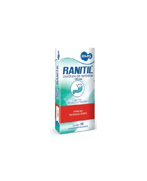 RANITIL 150MG C/20 COMP (RANITIDINA)(48)