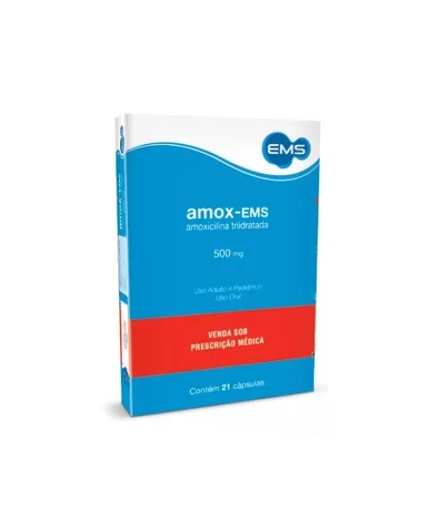 AMOX-EMS 500MG C/21(AMOXICILINA)RDC 30*