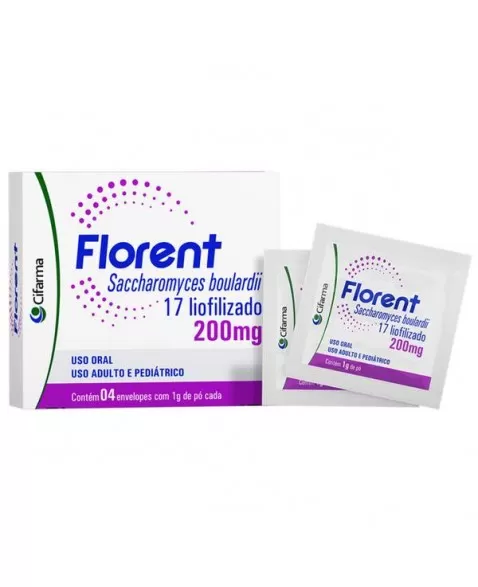 FLORENT 200MG 4 SACHES 1GR