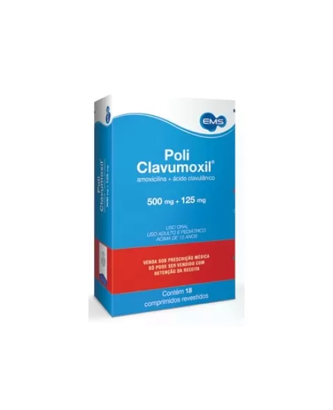 POLICLAVUMOXIL 500MG C/18(AMOX+CLAVU)50*