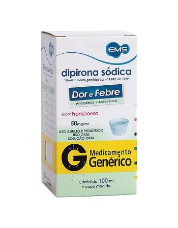 DIPIRONA SÓDICA 50MG/ML 100ML (60)