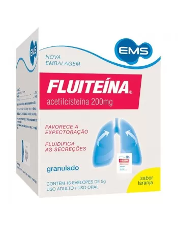 FLUITEINA 200MG 16ENV(ACETILCISTEINA)36