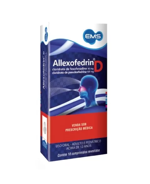 ALLEXOFEDRIN D 120+60MG C/10 COMP (48)