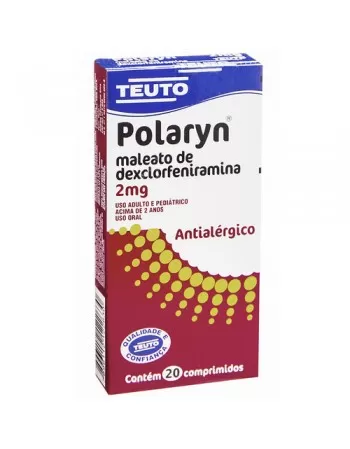 POLARYN 2MG C/20 (DEXCLORFENIRAMINA) 100