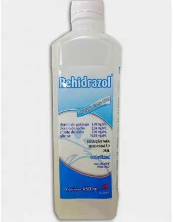 REHIDRAZOL SOL ORAL NATURAL C/450ML (24)