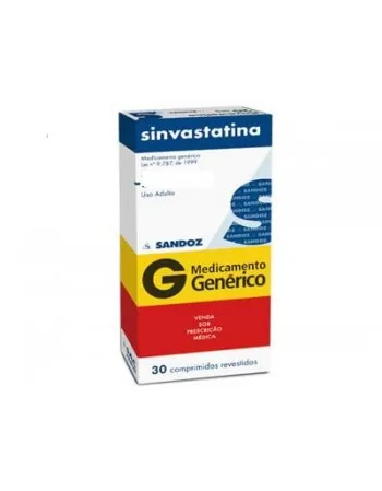 SINVASTATINA 10MG C/ 30 CPR