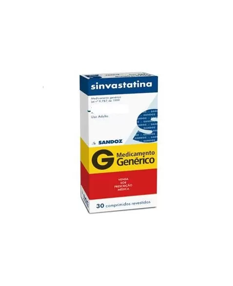 SINVASTATINA 10MG C/ 30 CPR