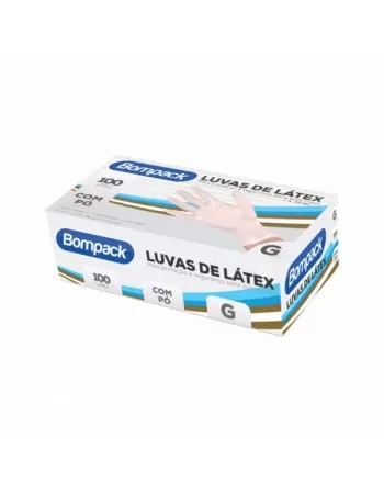 LUVA DE PROCEDIMENTO BOMPACK P C/100