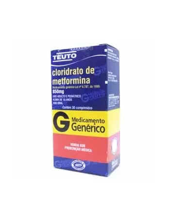 METFORMINA HCL 850MG C/30 COMP(50)