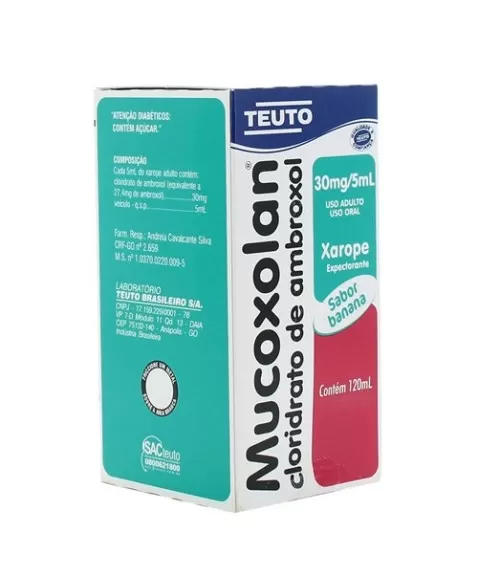 MUCOXOLAN 30MG/5ML XPE AD 120M L PET