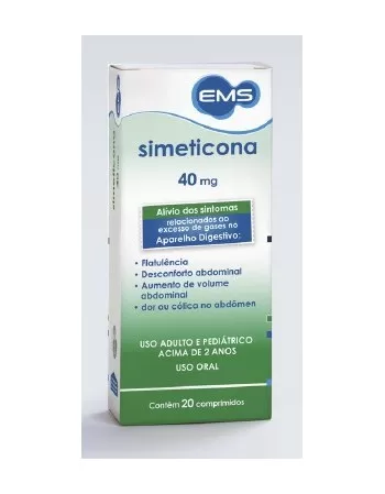 SIMETICONA 40MG C/20 COMP (60)