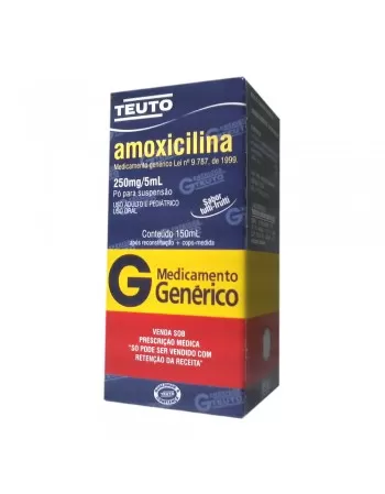 AMOXICILINA 250MG/5ML PO SUSP 150ML