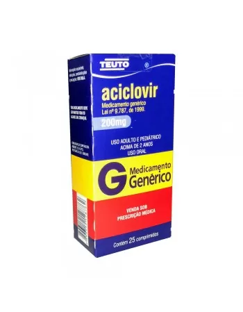 ACICLOVIR 200MG C/25 COMP GEN