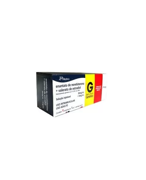 NORETISTERONA+ESTRAD 50+5MG/ML 1 AMP+SER